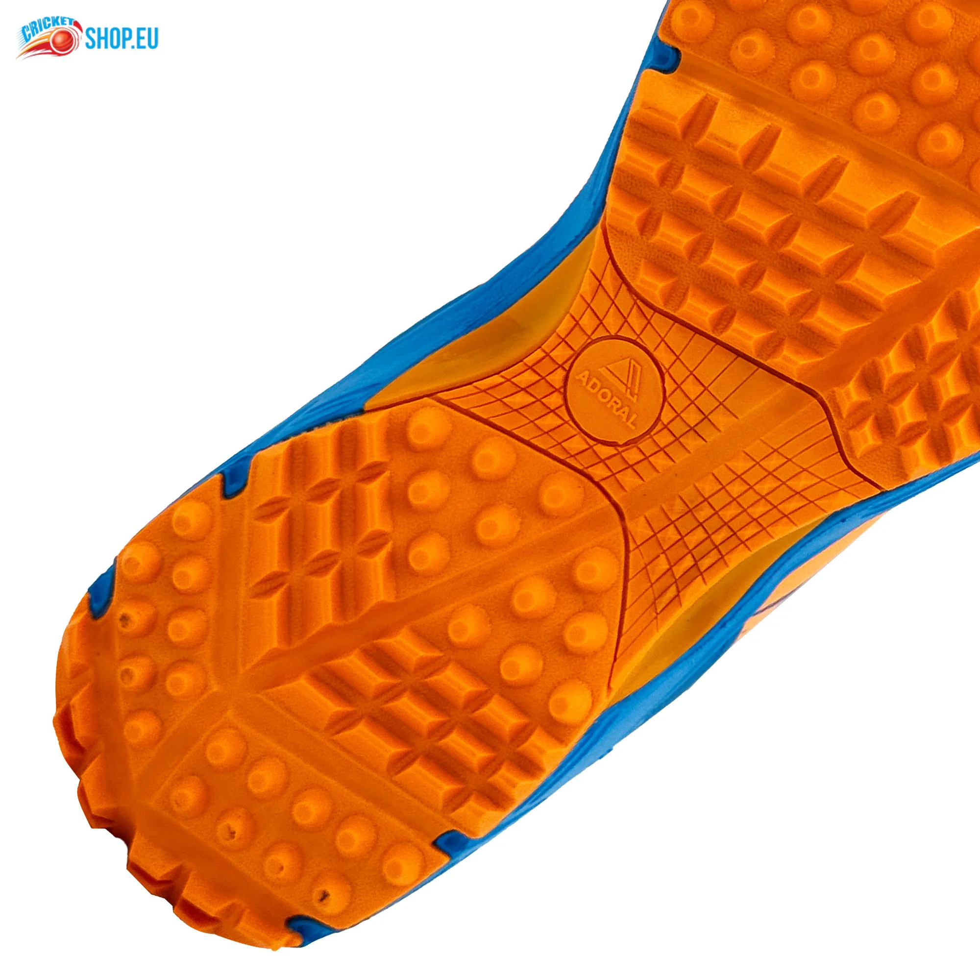 ADORAL Jeet Blue Orange Cricket Shoes - Image 10