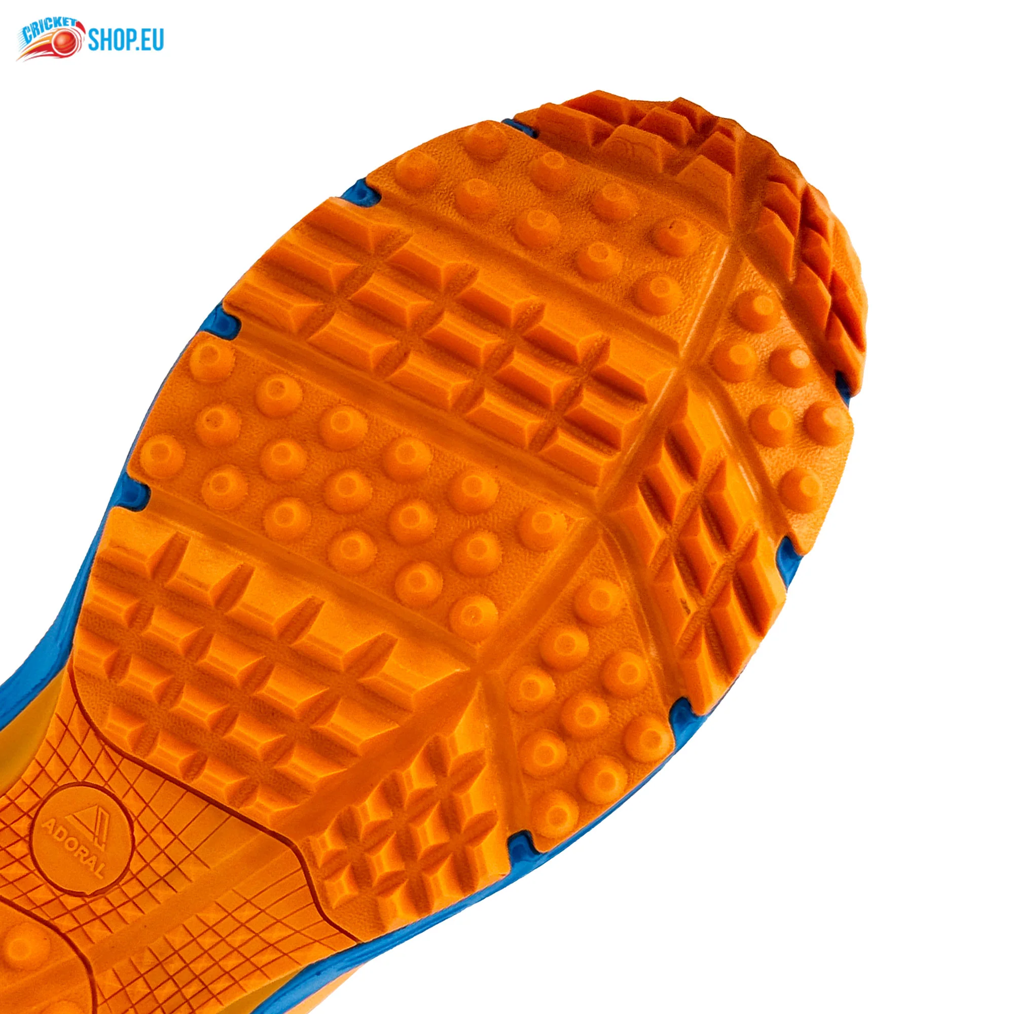ADORAL Jeet Blue Orange Cricket Shoes - Image 11