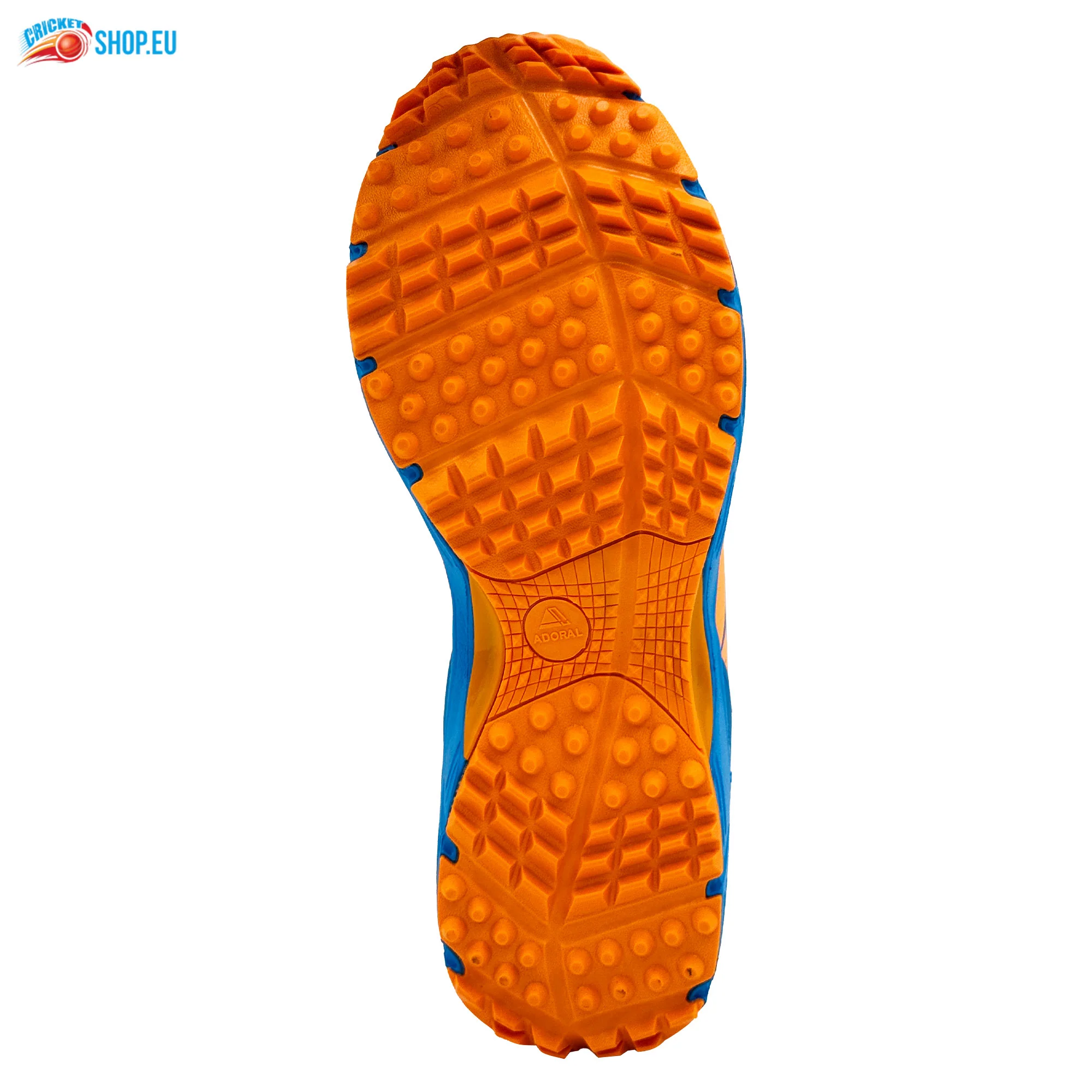 ADORAL Jeet Blue Orange Cricket Shoes - Image 12