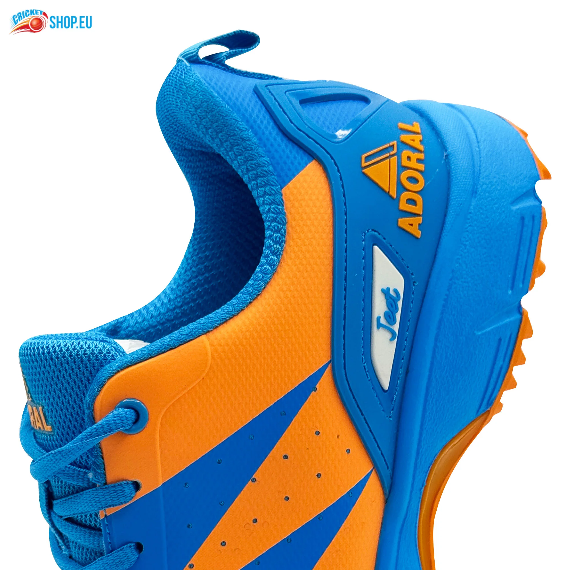 ADORAL Jeet Blue Orange Cricket Shoes - Image 13