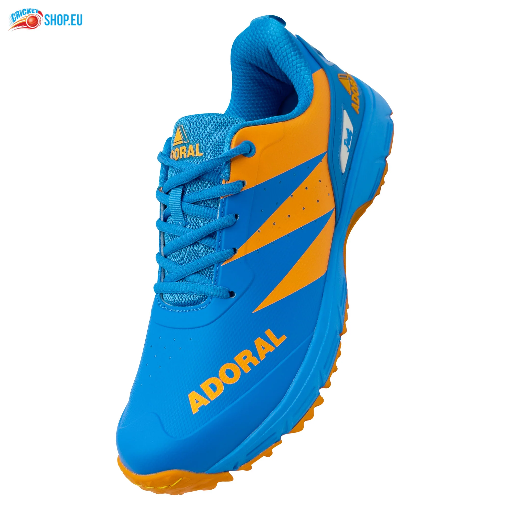 ADORAL Jeet Blue Orange Cricket Shoes - Image 14