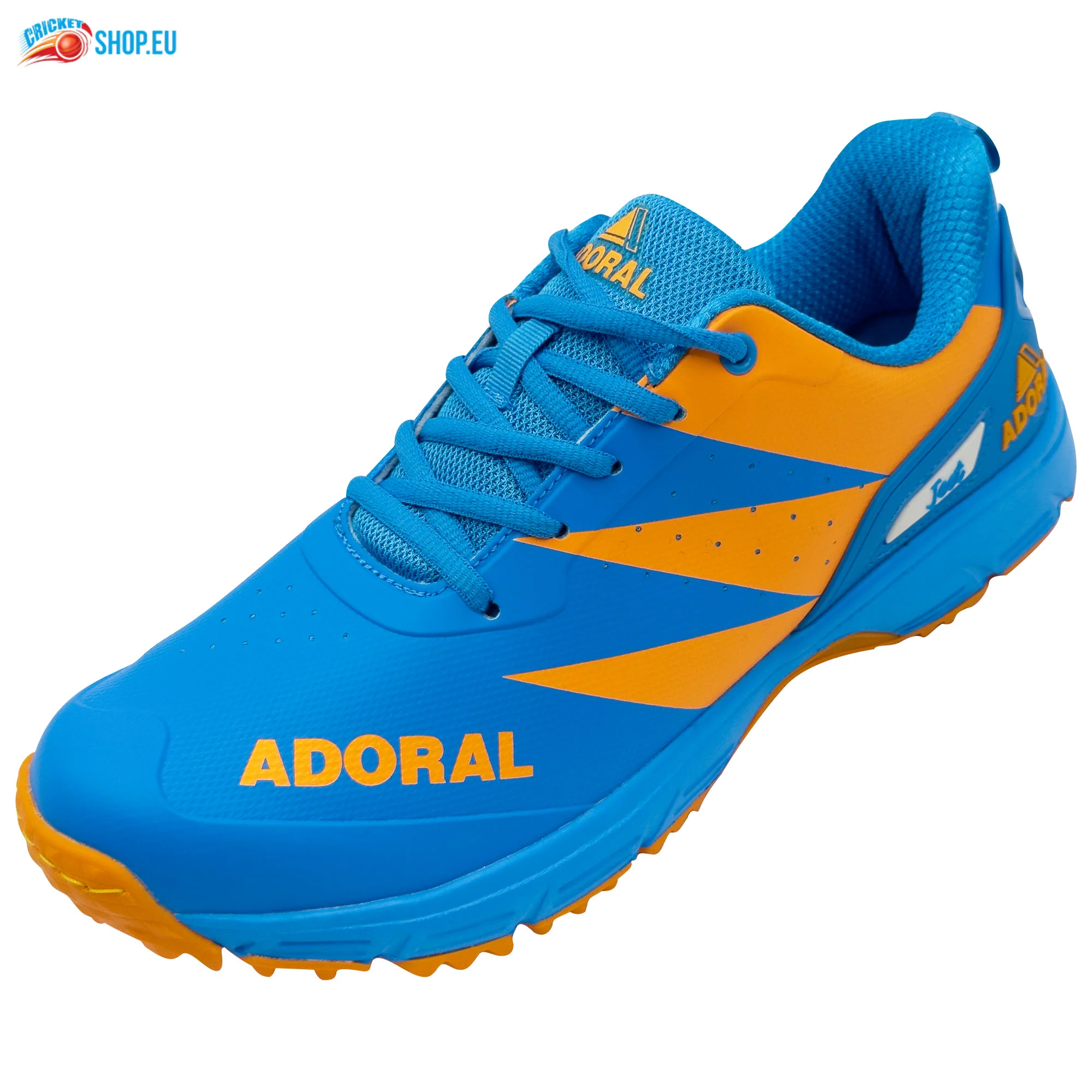 ADORAL Jeet Blue Orange Cricket Shoes - Image 15