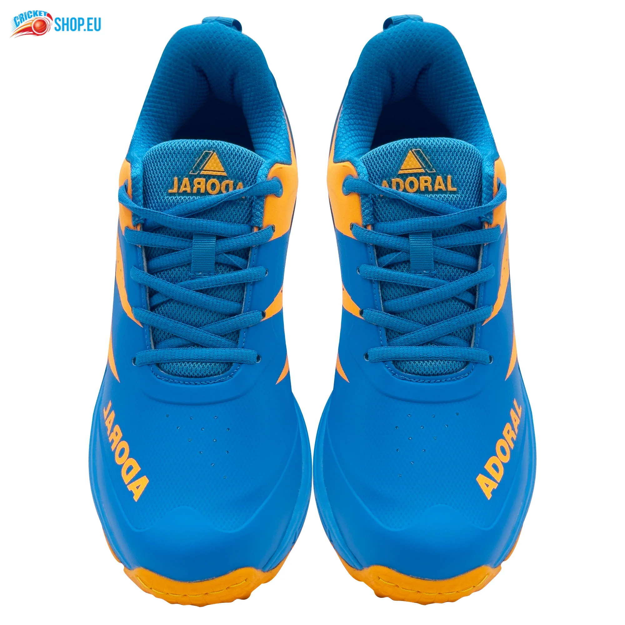 ADORAL Jeet Blue Orange Cricket Shoes - Image 3