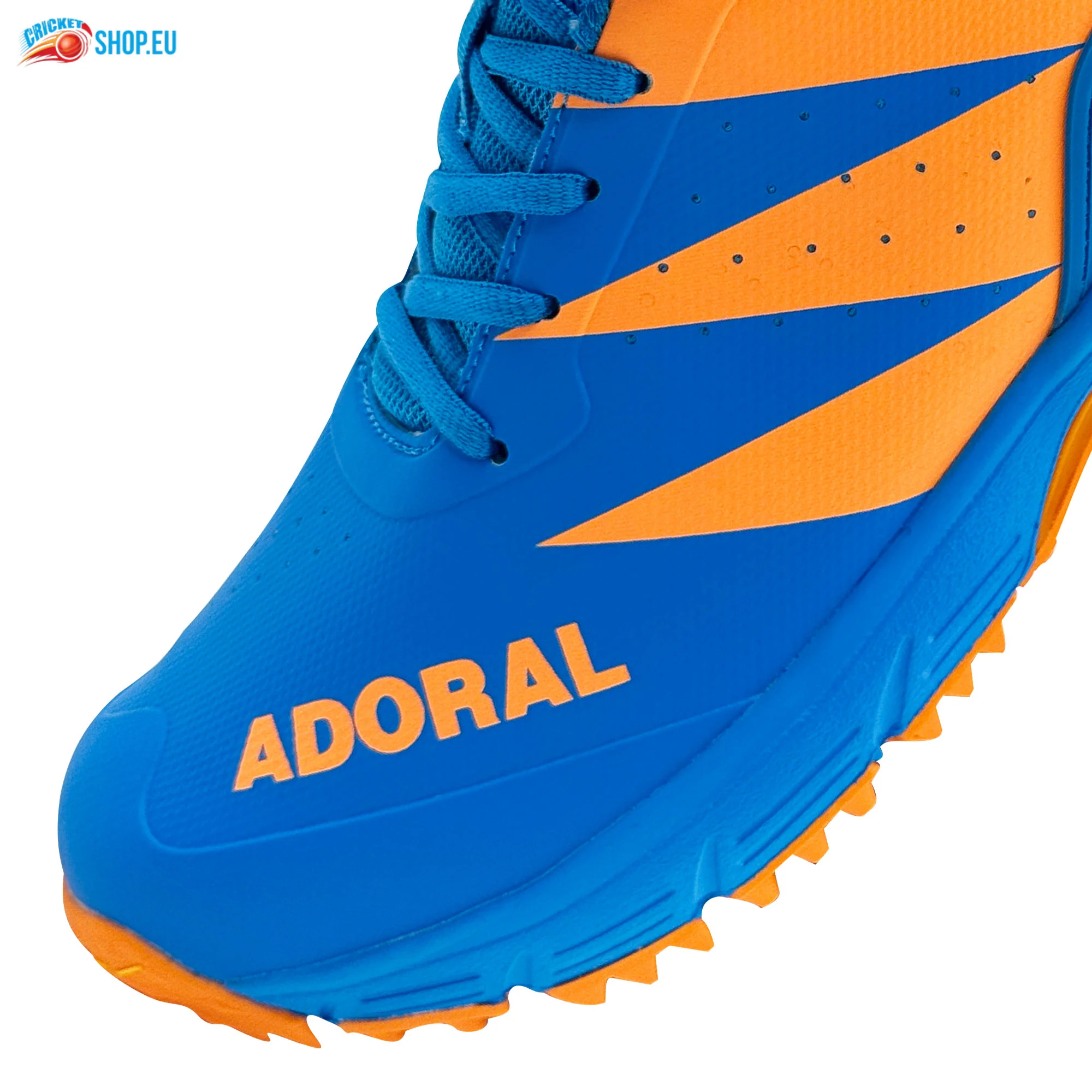 ADORAL Jeet Blue Orange Cricket Shoes - Image 4
