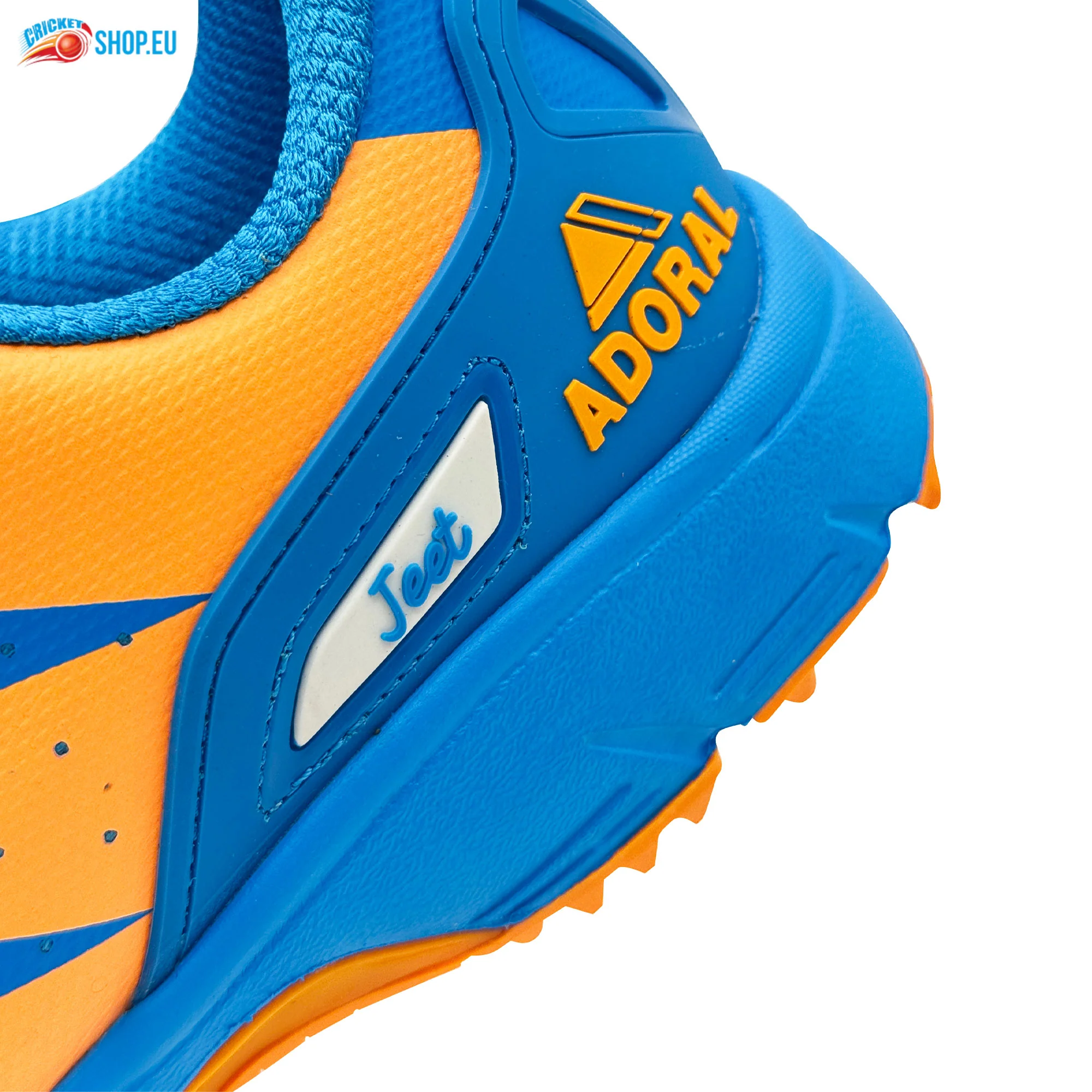 ADORAL Jeet Blue Orange Cricket Shoes - Image 5