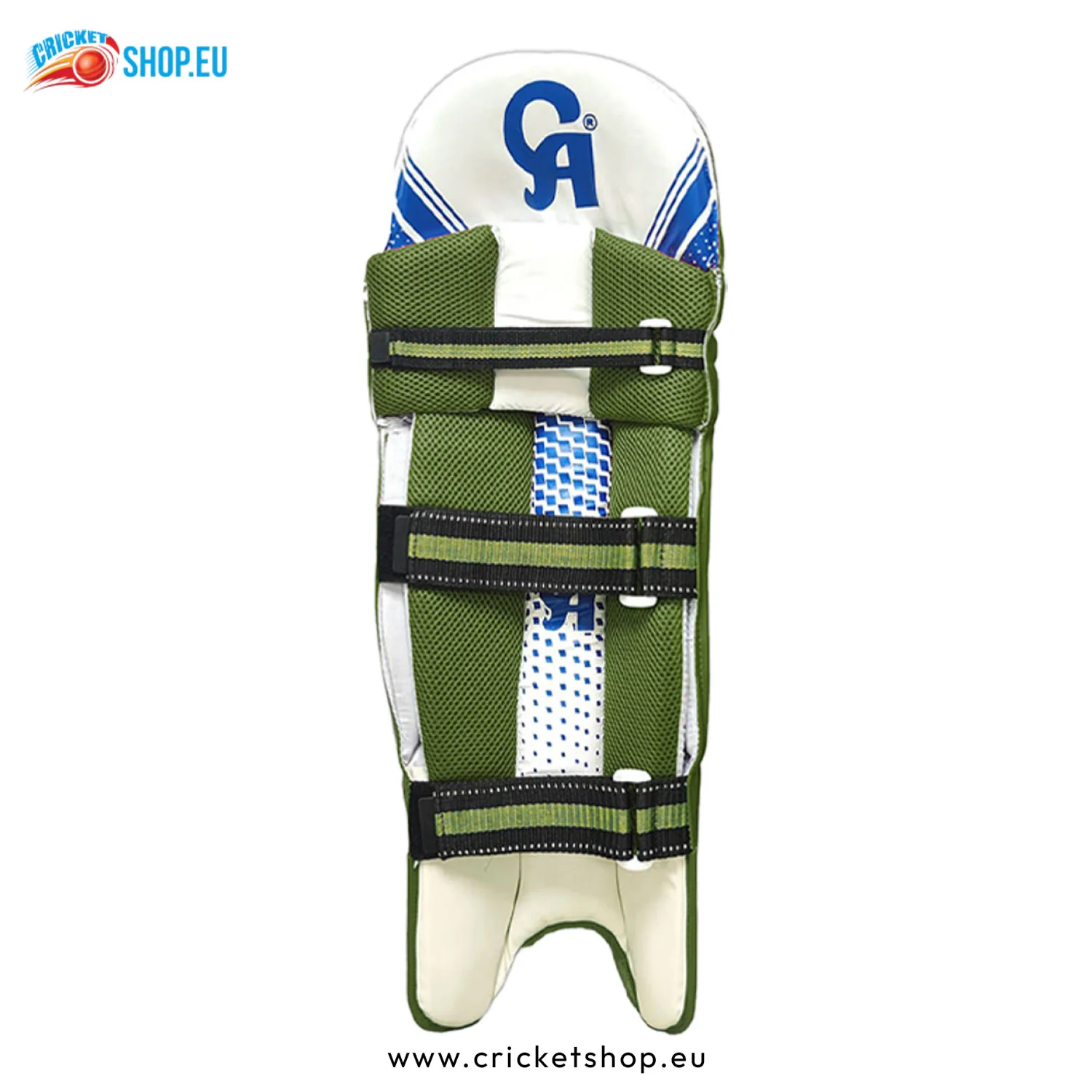 CA Plus 8000 Batting Pads Green Ambi - Image 5