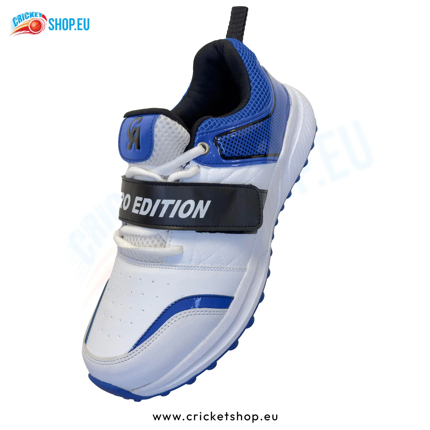 CA Pro Edition Cricket Shoes White/Blue - Image 5