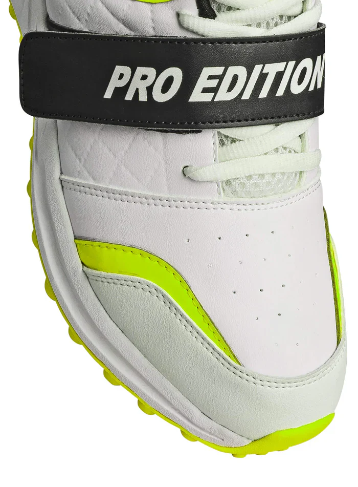 CA Pro Edition Cricket Shoes White/Yellow - Image 5