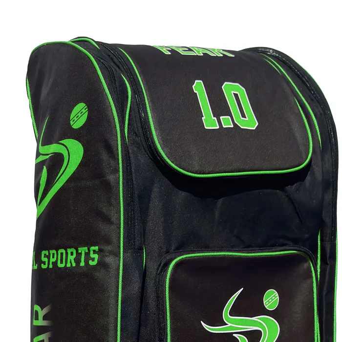 DS 1.0 Duffle Cricket Bag Black/Green - Image 3