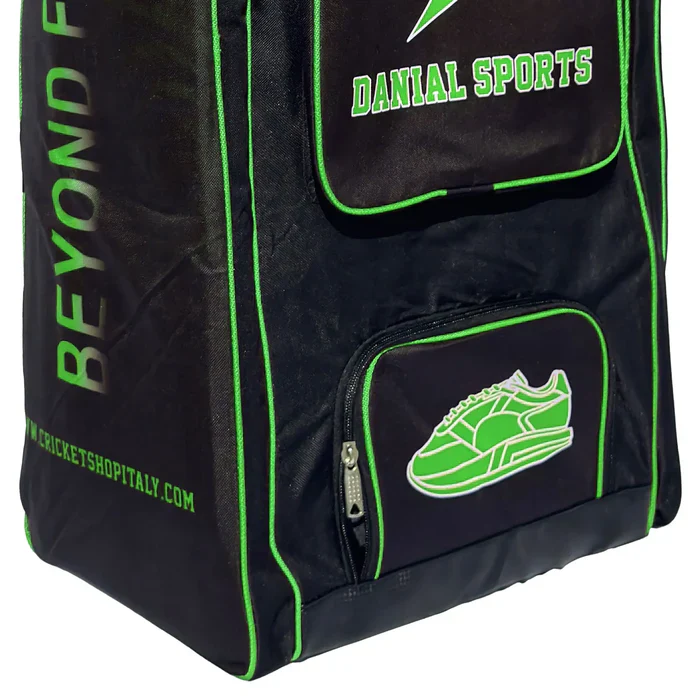 DS 1.0 Duffle Cricket Bag Black/Green - Image 4