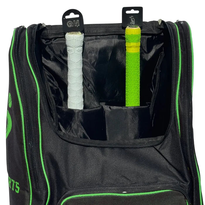 DS 1.0 Duffle Cricket Bag Black/Green - Image 5