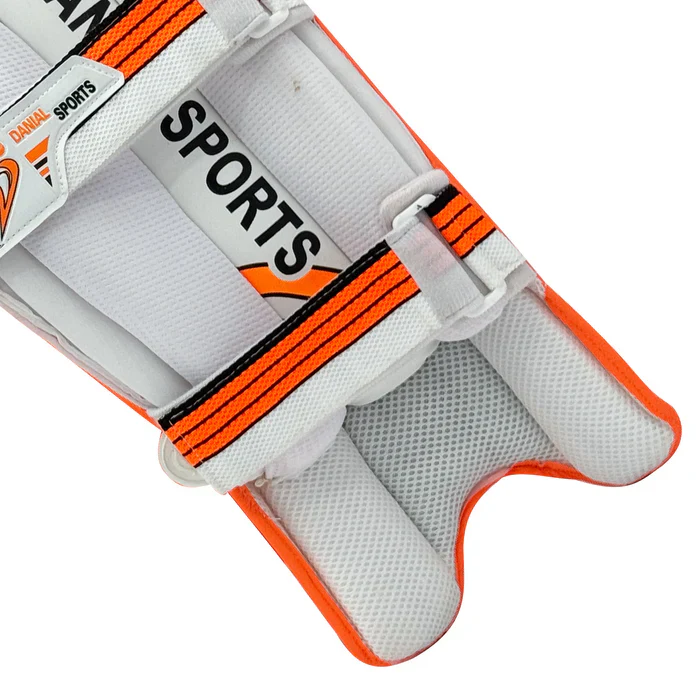 DS 1.0 Orange Cricket Batting Pads Adult - Image 5