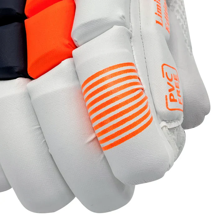 DS 1.1 L.E Batting Gloves White/Orange - Image 4
