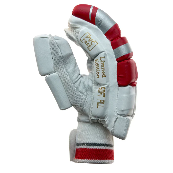 DS 1.1 L.E Batting Gloves White/Red - Image 2
