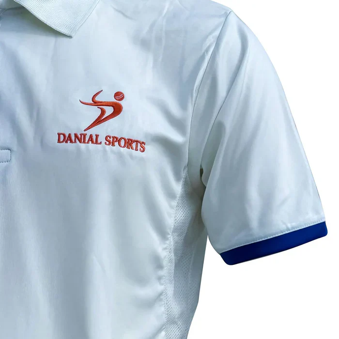 DS Cricket Half Sleves Shirt White - Image 4