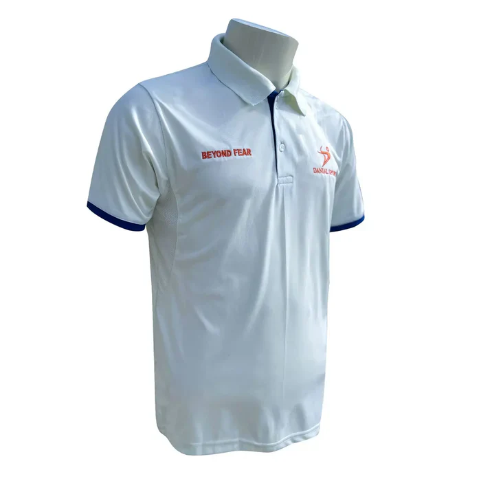 DS Cricket Half Sleves Shirt White - Image 8