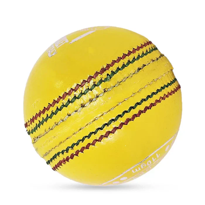 DS Indoor Cricket Ball Yellow - Image 4