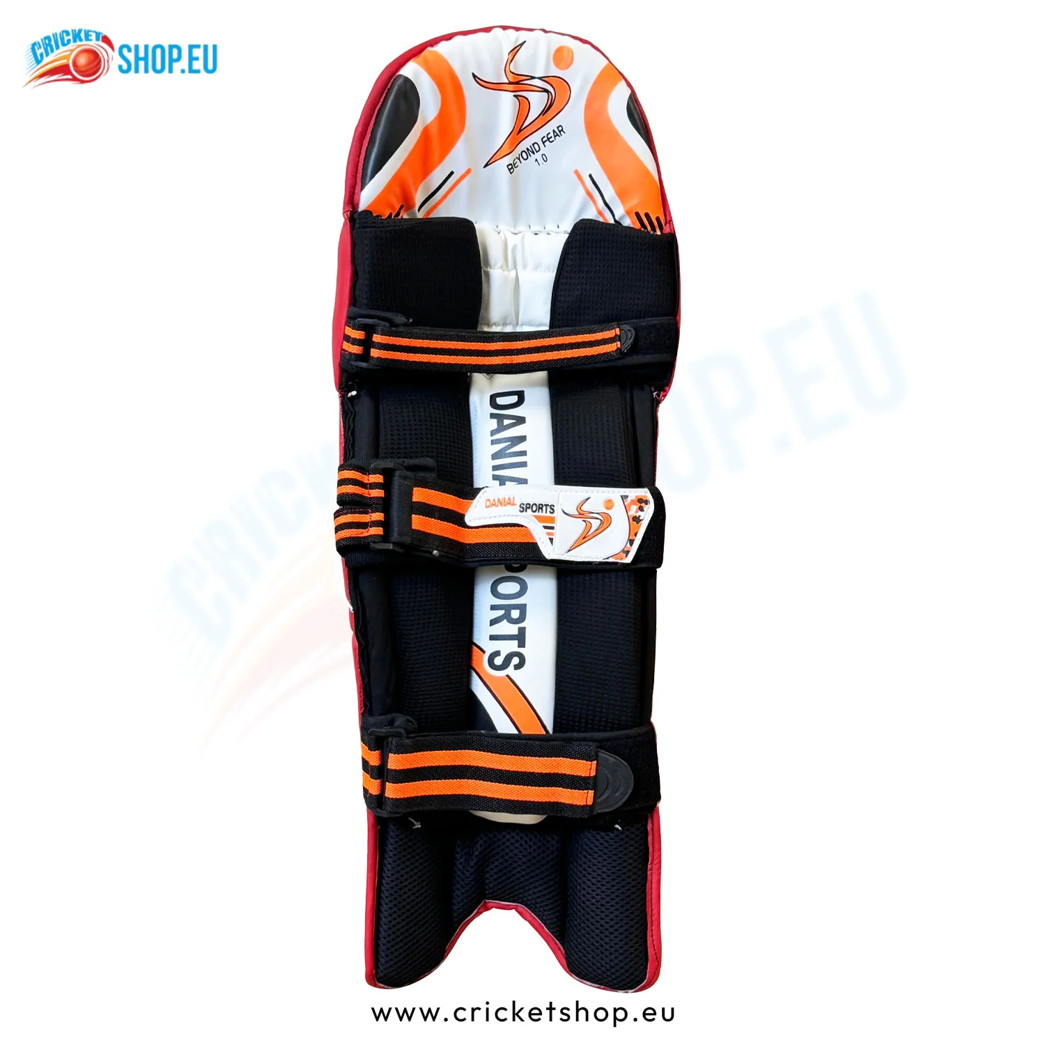 DS Red Cricket Batting Pads Adult - Image 4