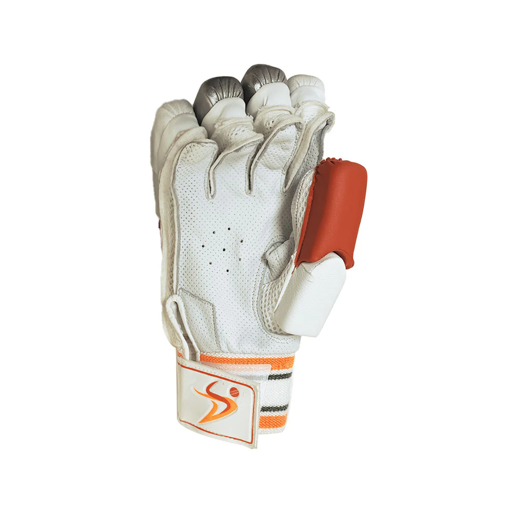 DS Sports D 1.0 Batting Gloves Adult (White/Red) - Image 5