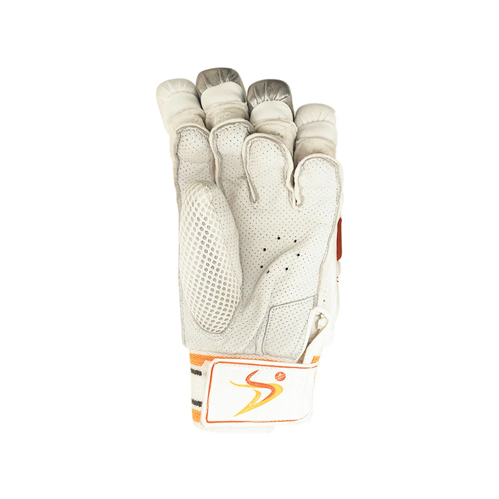 DS Sports D 1.0 Batting Gloves Adult (White/Red) - Image 6