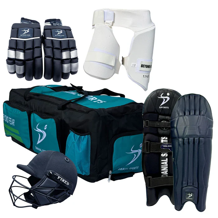DS T/20 Pro Cricket Set Without Bat Navy - Image 2