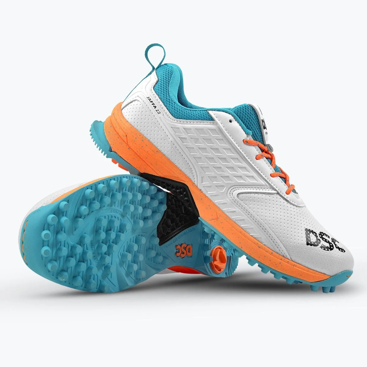 DSC Jaffa 22 Cricket Shoes Orange - Image 2