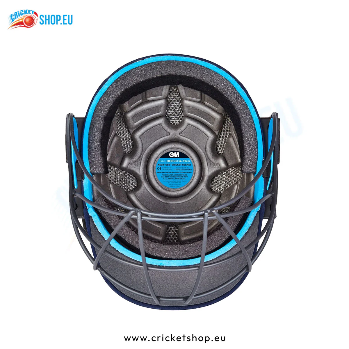 GM Neon Geo Helmet Navy - Image 3