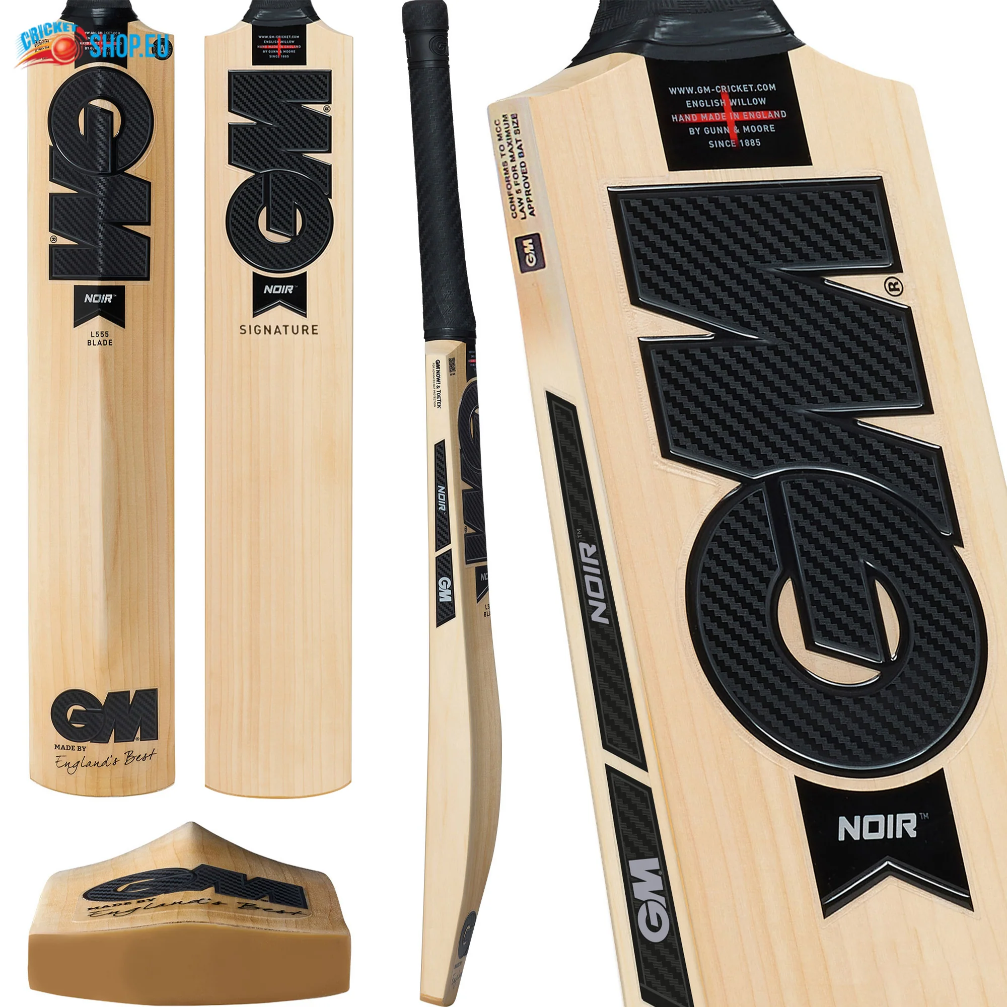 Gunn And Moore Noir Signature English Willow Cricket Bat - Image 5