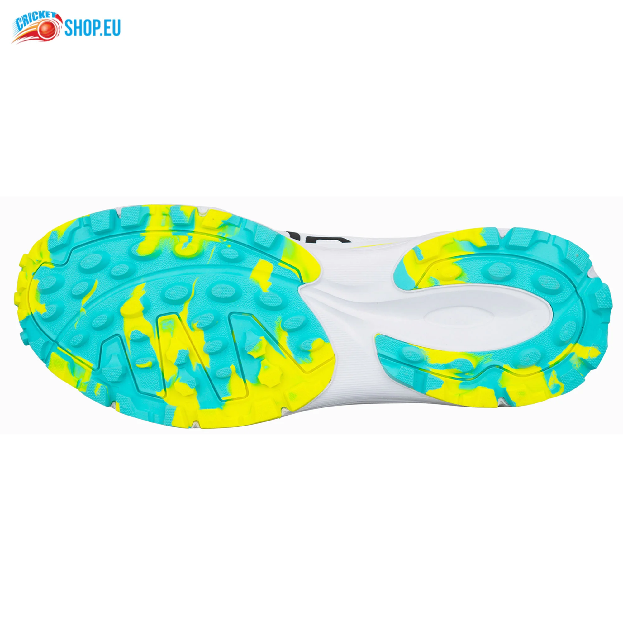 Kookaburra KC 3.0 Rubber Soled Cricket Shoes Aqua/Yellow - Image 4
