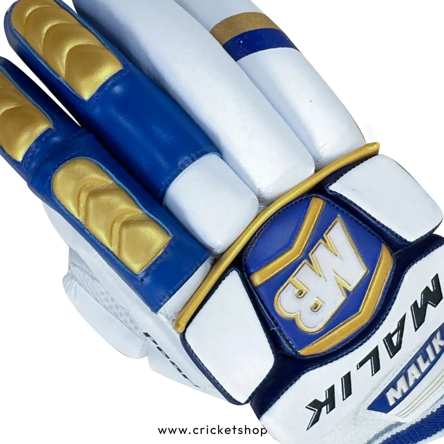 MB Malik Pearl Cricket Batting Gloves - Image 2