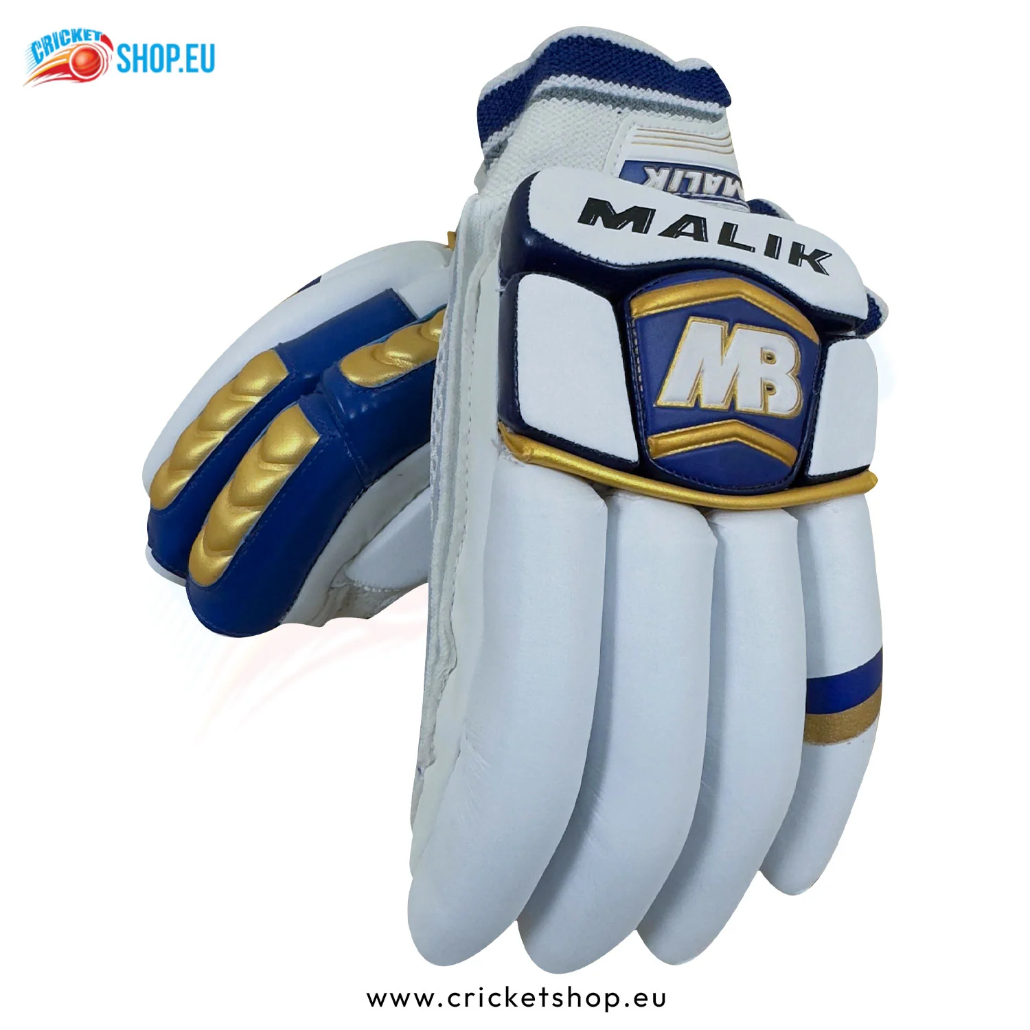 MB Malik Pearl Cricket Batting Gloves - Image 5
