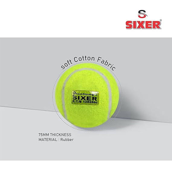 Sixer Greatways Cricket Tennis Ball - Image 3